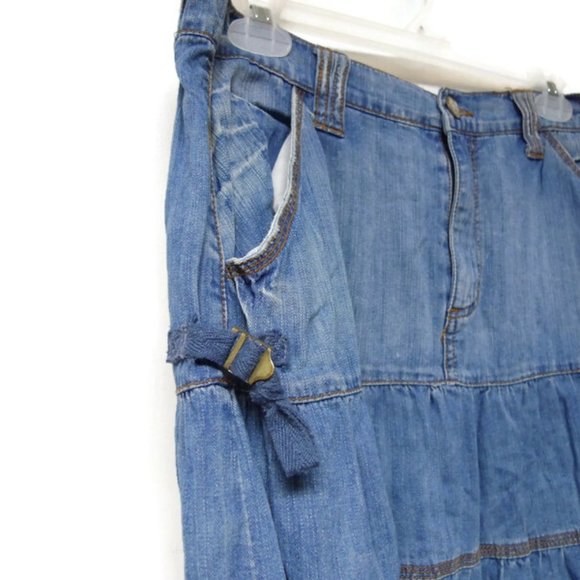 Department Of Peace embroidered denim skirt - Picture 4 of 6